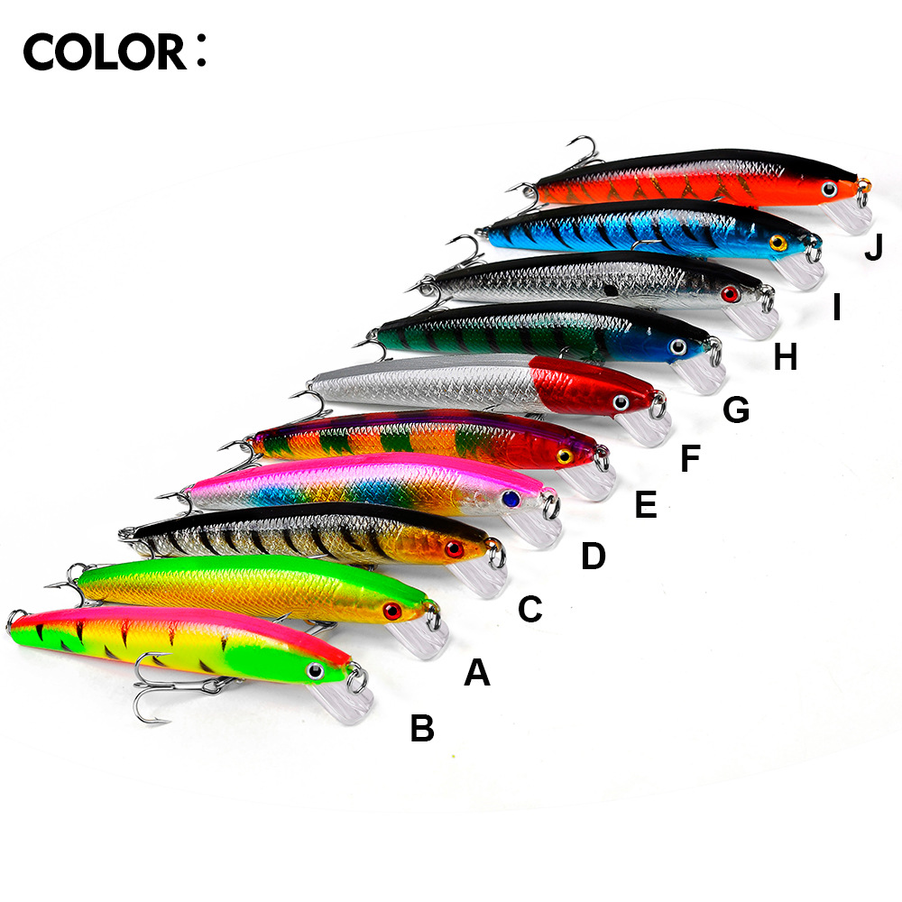 Floating Minnow Lures 95mm 8.5g Shiver Minnow Fishing Lure Hard Plastic Swiming Baits Fishing Tackle