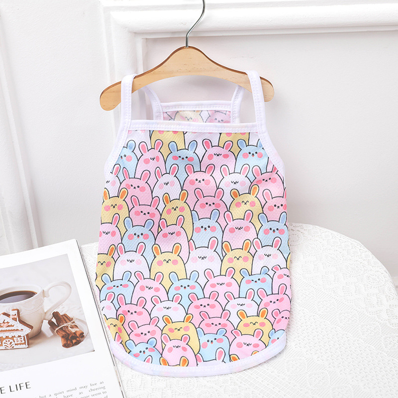 Ropa para mascotas, gato, bichón, lucha contra Bomei, perro pequeño, chaleco nuevo, camisola, ropa para perros, estilo fino de primavera y verano