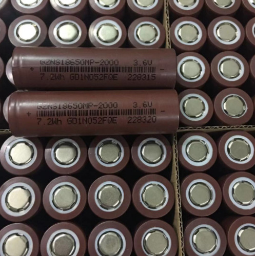 Zhuoneng 18650 power lithium battery 5C 2000mah full capacity electric vehicle battery power tool