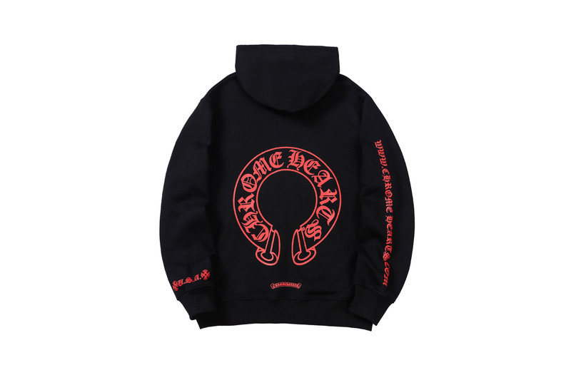 24新款chrome Hearts 克罗伈卫衣正确版马蹄连帽卫衣广州工厂批发|undefined