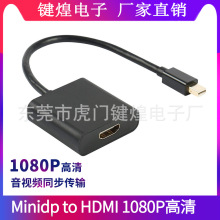迷你DP转VGA转换器 笔记本电脑投影仪接口转显示器高清转换连接线