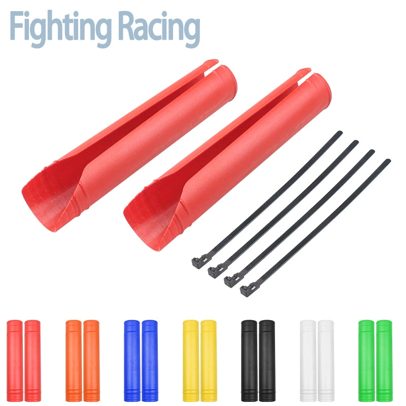 Внедорожный мотоцикл передний амортизирус защитный чехол цветной пластиковый антискребковый щит для KTM Kawasaki Мотокросс