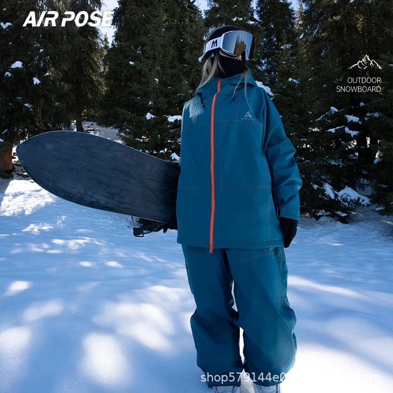 Airpose лыжный костюм женский 2024 новый 3L теплый хлопок зимний сноуборд мужское лыжное снаряжение