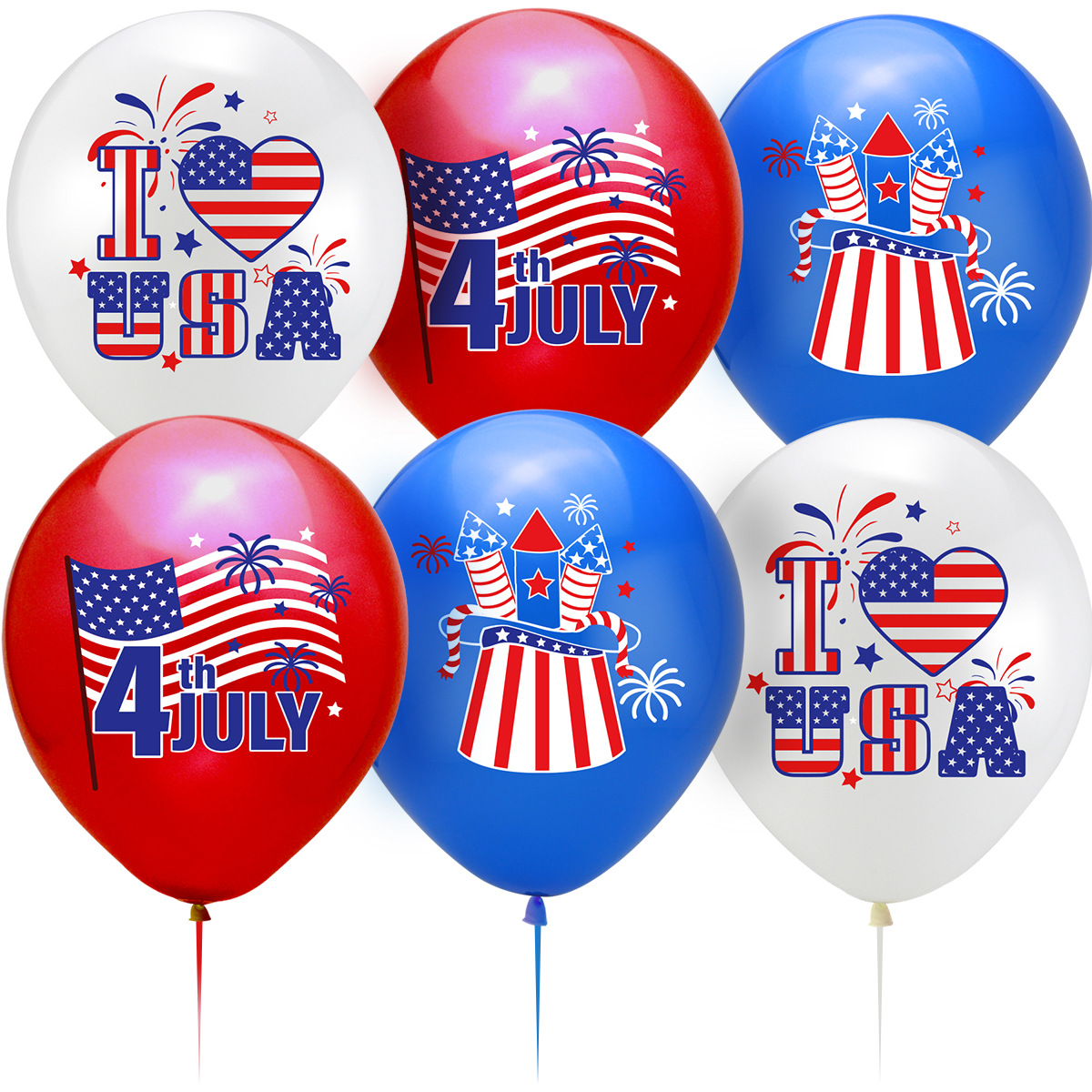 Cross-border Independence Day Party Decoration Balloons US National Day Balloons Holiday Party Balloon Arrangement Supplies