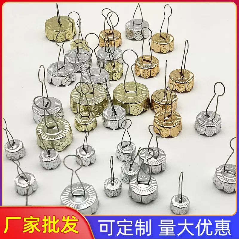 圣诞球帽盖5mm-70mm电镀太阳花铝盖塑料玻璃球盖子圣诞树配件铝盖