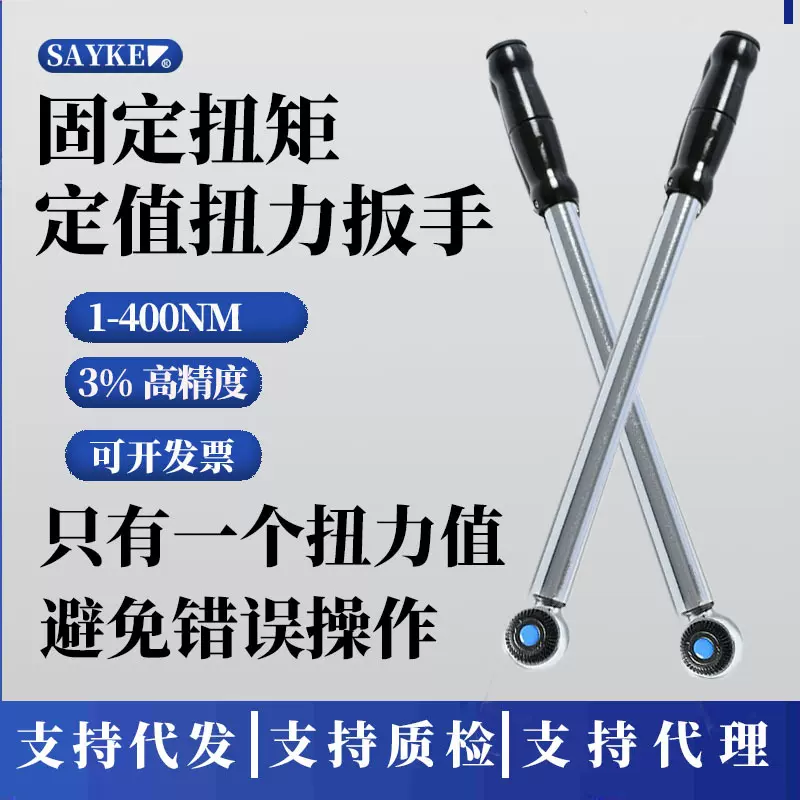 德国赛力克固定扭矩定值扭矩扳手单扭矩力矩扳手一个扭力值高精度