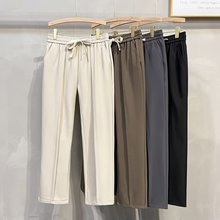 中低腰春秋九分裤青春流行时尚潮牌哈伦裤男微弹宽松型休闲裤潮