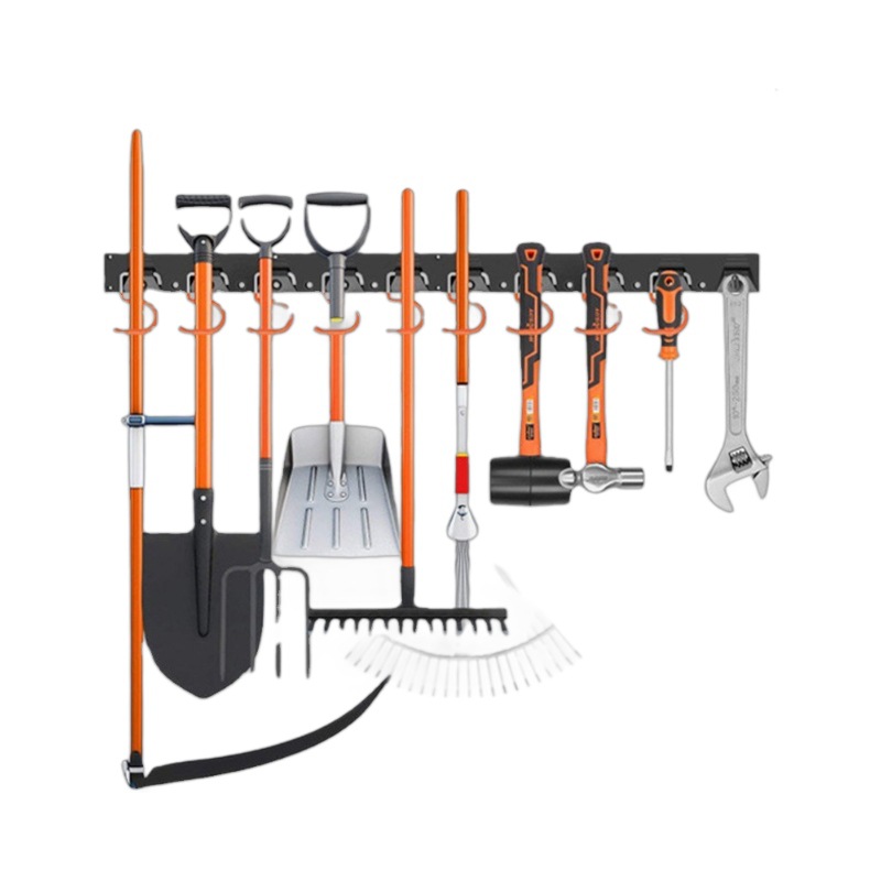 Panel trasero de plástico, accesorios de herramientas, estante de almacenamiento, gancho de pared de garaje multifuncional, gancho en forma de S, venta al por mayor