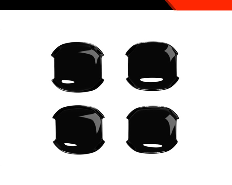 Suitable for 26 Models of Toyota Rav4, Modified Exterior Door Bowl Stickers, Special Anti-Scratch Door Handle Accessories for Wildlander