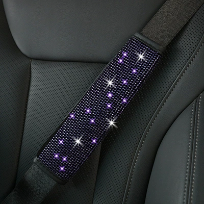 Seat belt shoulder pad – for Car Interior, Full - deep-violet-1-pack