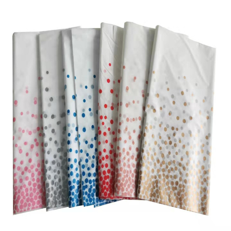 Amazon punto pequeño tela de mesa desechable impresión de fiesta decoración tela de mesa PEVA gruesa fiesta tela de mesa impermeable