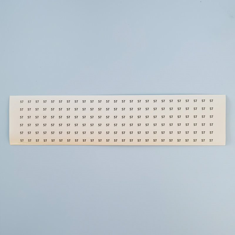 5MM圆形白底黑字首饰戒指手镯圈号大小数字标签贴纸不干胶|undefined