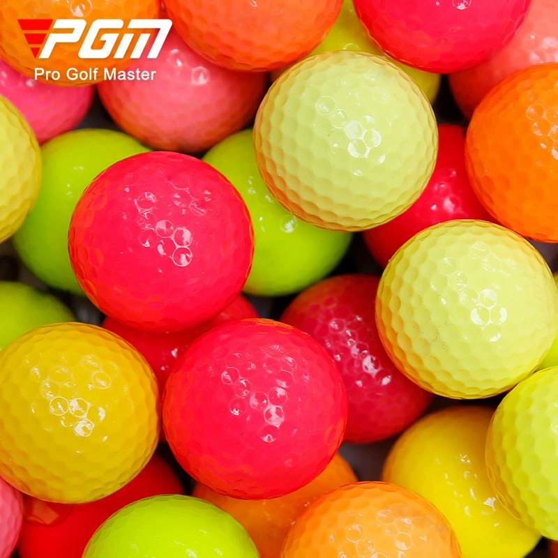 Новая цветная гольф-шар PGM Color Ball двух/трехслойный практический шар многоцветный твердый шар