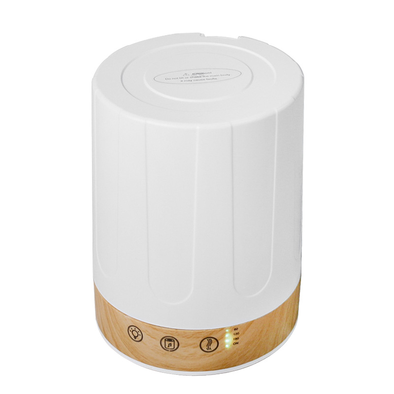 화이트 - 블루투스 오디오 아로마테라피 머신 - 뉴트럴 아메리칸 스탠다드
