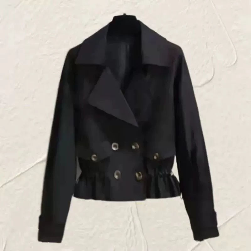 Короткая осенняя куртка Trench, корейский стиль