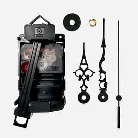 摇摆静音扫秒指针挂钟石英DIY太阳机芯台湾时钟钟表配件组合表芯