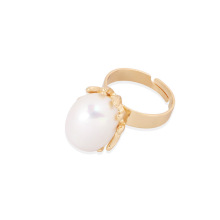 925 silver needle Pearl Ring Earrings oval dove egg shape ba