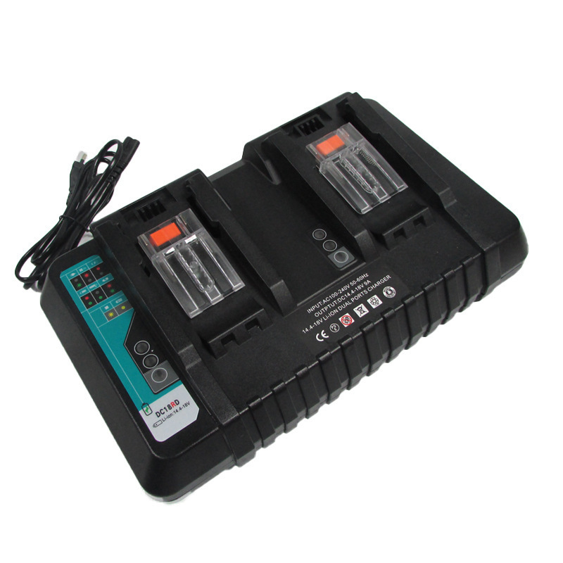マキタ充電器dc 18rd電池充電器9aに代わる充電器2槽リチウム電池充電器
