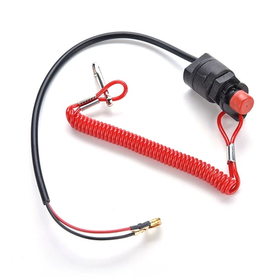Motorcycle Four-Wheel Atv Boat Outboard Engine Emergency Flameout Power-Off Switch Safety Pull Rope Device
