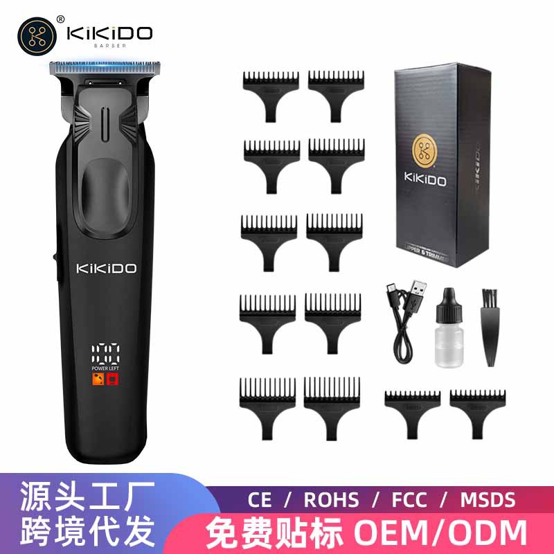 kikido311 국경 간 전기 이발기, 전기 헤어 트리머, 미용실용 오일헤드 커팅, 조각 및 면도용 전기 이발기, 전기 헤어 트리머