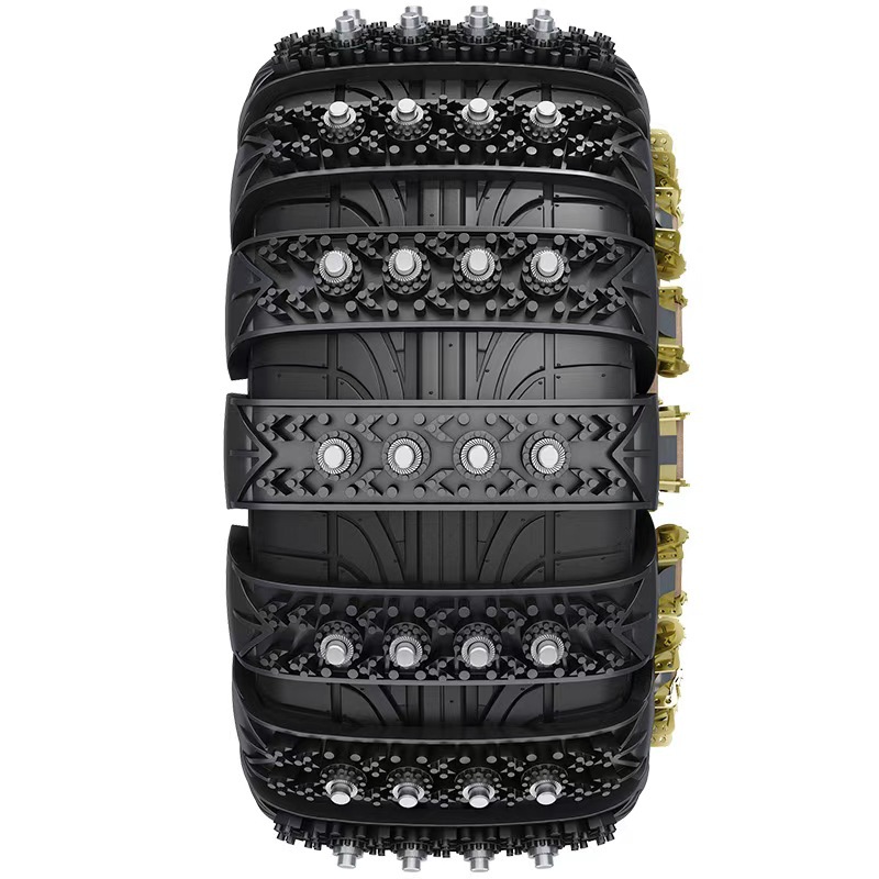 Factory Direct Sales Car Tire Snow Anti-Skid Chains, Universal Emergency Anti-Skid Device for Cars and Off-Road Vehicles, One Piece