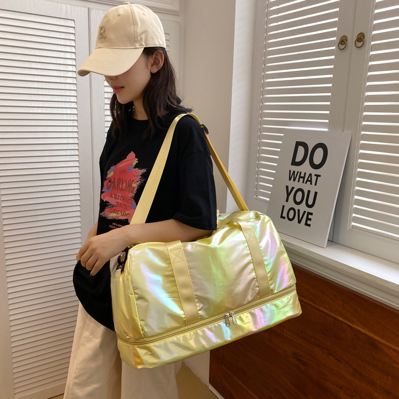 スポーツバッグ女性フィットネスダンス大容量乾湿分離水泳収納リュックサック手提げバッグ旅行斜め掛けバッグ|undefined