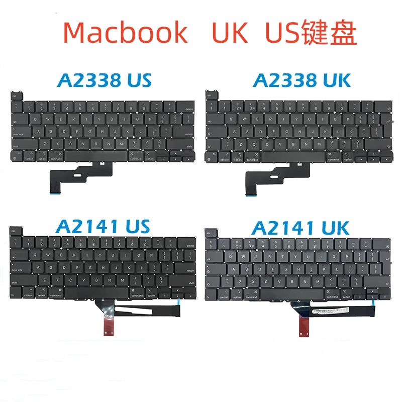 For Apple MacBook A1706 Keyboard A2338 A2141 A1989 A2251 A2289 Keyboard