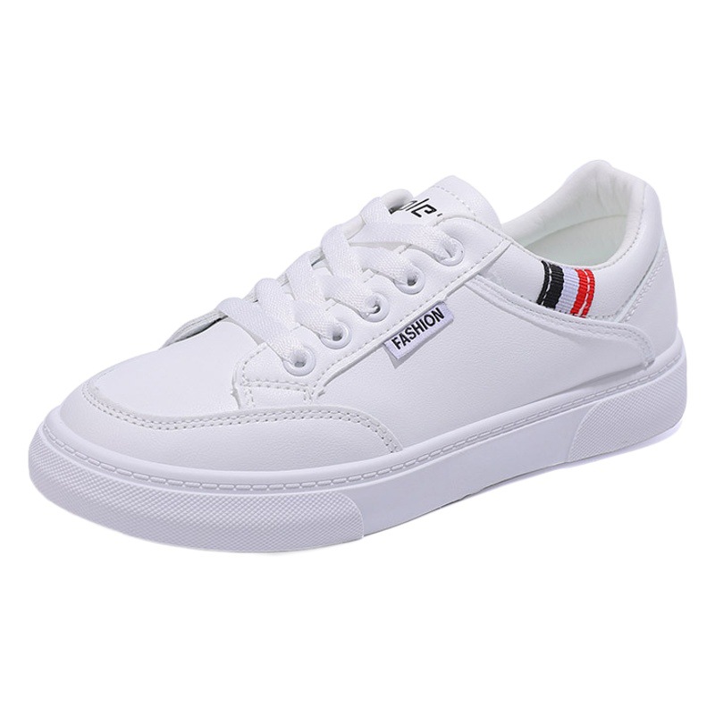 White Sneakers for Women 2024 Spring and Summer New Flat-Soled Korean Style Versatile Women's Shoes Trendy Shoes Women's Fashion Versatile