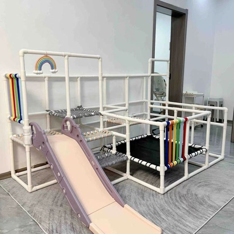宝宝婴儿爬爬架室内自制家用攀爬架儿童水管小户型手工diy管材料|undefined