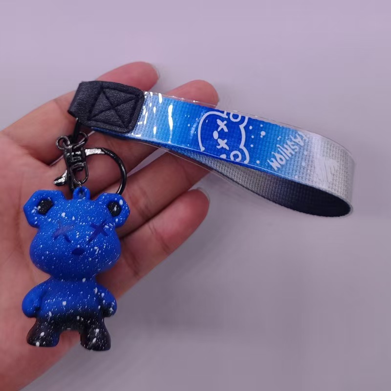 Azul-Star Bear PVC tamaño pequeño