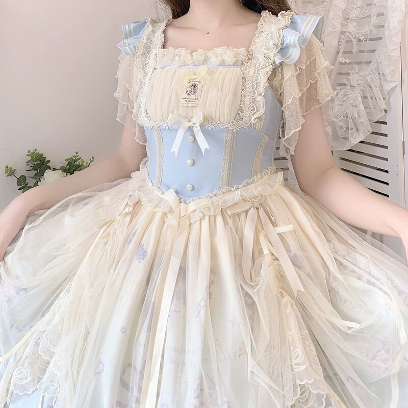In-Stock Lolita Polka Dot Gauze Shirt, Skin-Friendly, Versatile, Everyday Jsk Inner Wear, Loose Fit, Plus Size In-Stock Lolita Polka Dot Gauze Shirt, Skin-Friendly, Versatile, Everyday Jsk Inner Wear, Loose Fit, Plus Size