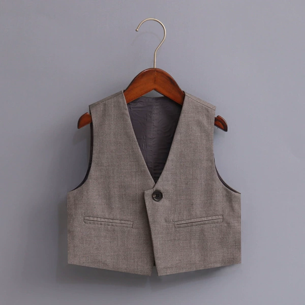 22096 gray single vest