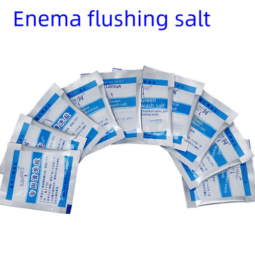 Lanrun Nasal Saline, Nasal Rinse Salt, Enema & Anal-Perianal Irrigation Solution, Physiological Saline for Bowel Cleansing, Feminine Wash with Baking Soda