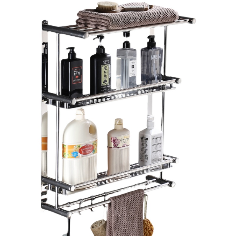 Bathroom rack 304 stainless steel bathroom towel rack toilet toilet…