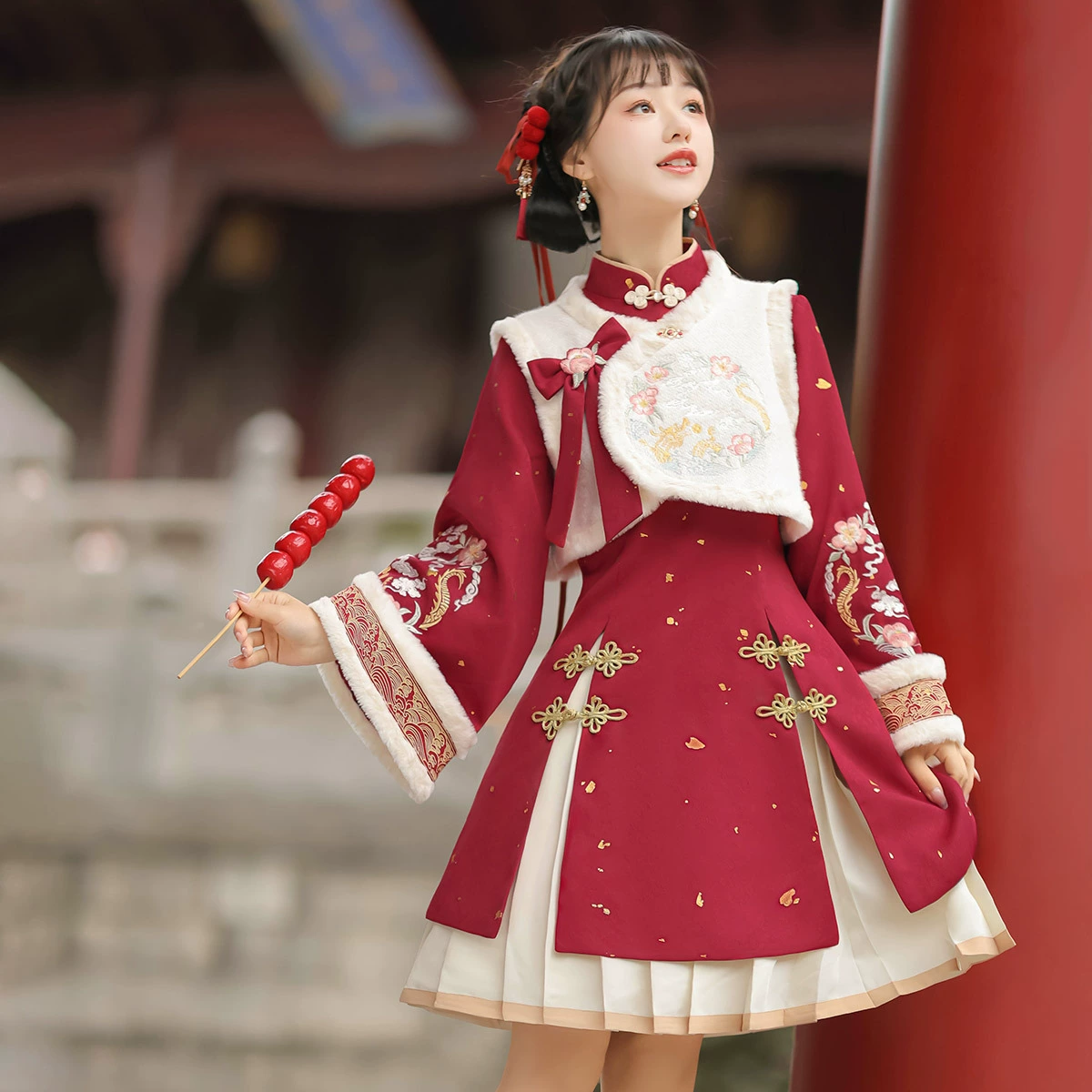 Оригинальный костюм Yolong He Chun Han женский китайский стиль улучшенный китайский элемент