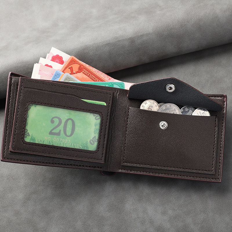 Cartera corta para hombre