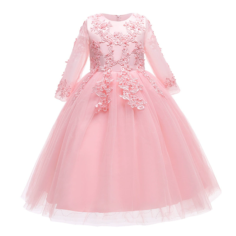 Carlisa Carisa Girls Dress Dress Net Sleeve Performance Performance Host Princess Skirt Cross -border