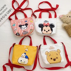 上新insキャンバスハンドバッグ2024は韓国版カジュアル子供用バッグを販売しています。