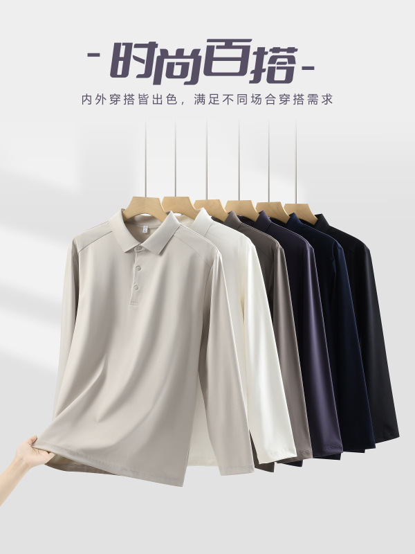 230g 40D7A antibacteriano DiSang rápido seco polo camiseta personalizada logotipo primavera y otoño ropa de trabajo impresión de camiseta publicitaria