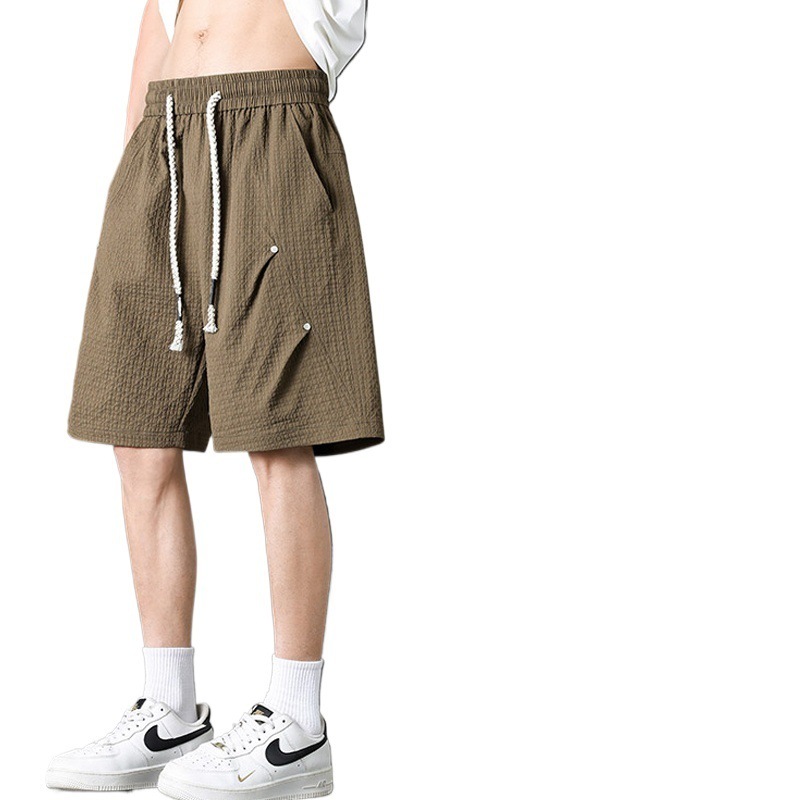 M-8XL verano nuevo estilo pantalones cortos de talla grande para hombres marca de moda fría más grasa para aumentar los pantalones sueltos de uñas de sauce al aire libre montaña cinco