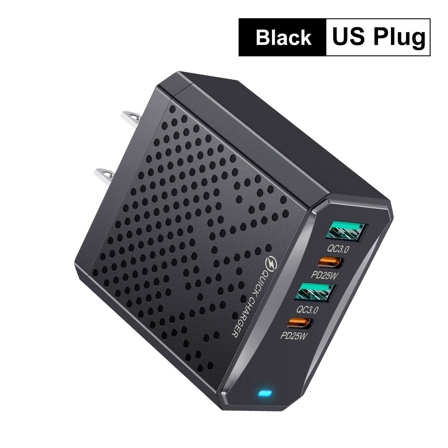 USLION 100W 2USB+2PD зарядное устройство для мобильного телефона планшета