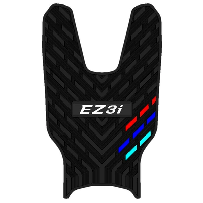 Suitable for polar core EZ3i rubber foot pad spring breeze polar core electric car pedal waterproof non-slip cartoon rubber foot pad (Electric vehicle foot mat) - black-three-poles