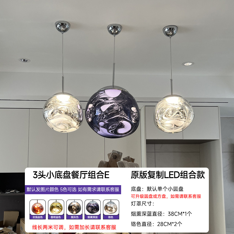 デザイナー溶岩シャンデリア大別荘loft複式選択階段間長シャンデリア客間バーシンプルレストラン|undefined