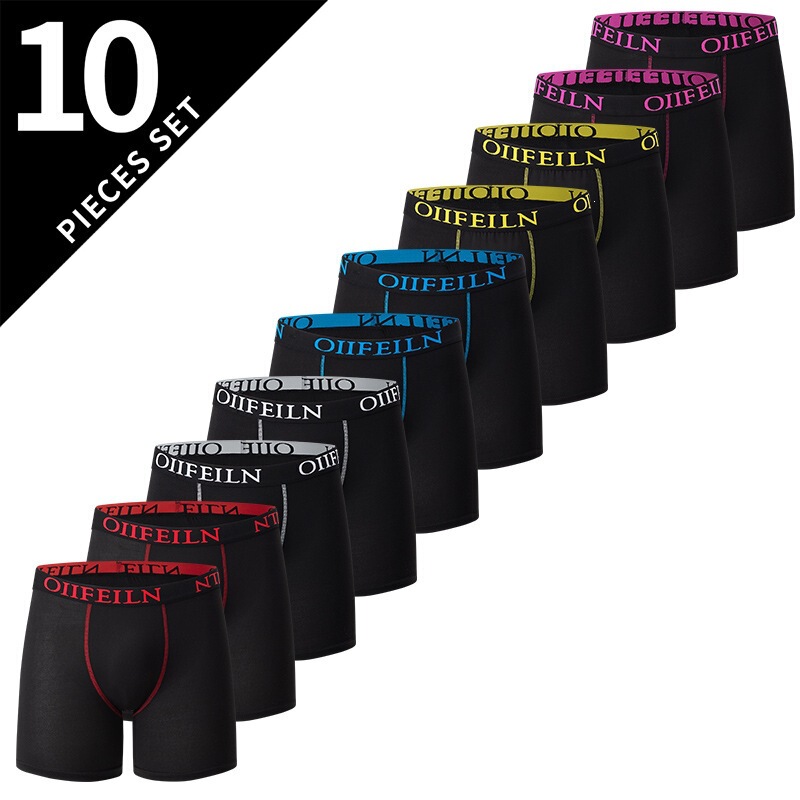 Cross-Border Overseas Platform Us Size Men's Sports Elastic Mid-Length Underwear Casual Versatile Cycling Shorts in Stock Cross-Border Overseas Platform Us Size Men's Sports Elastic Mid-Length Underwear Casual Versatile Cycling Shorts in Stock
