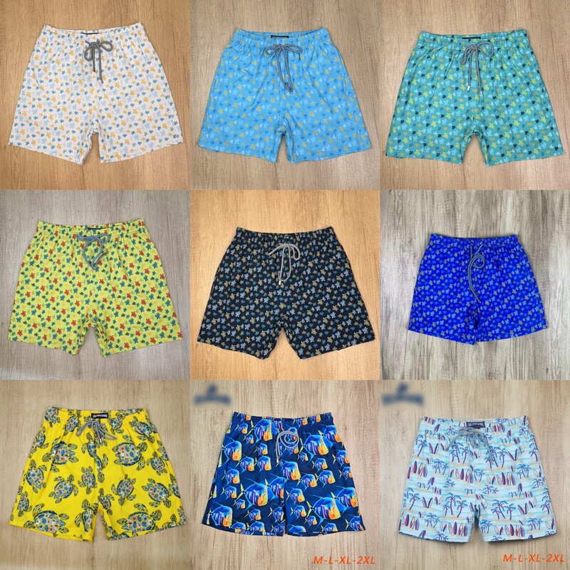 In-Stock Men's Casual Printed Surf Beach Shorts, Available for Amazon Export and Dropshipping