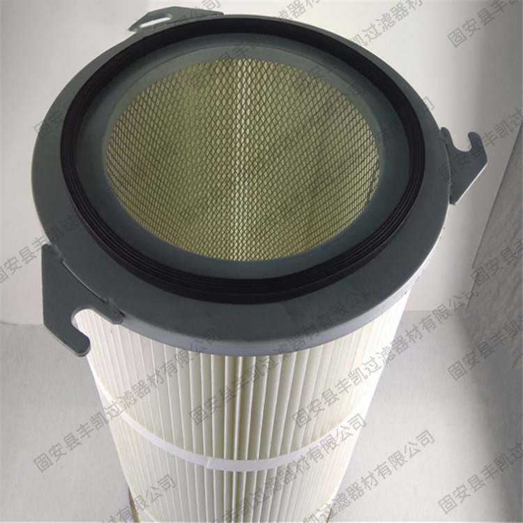 320*220*650三挂耳空气滤筒粉尘粉末除尘器滤芯三外耳除尘滤筒