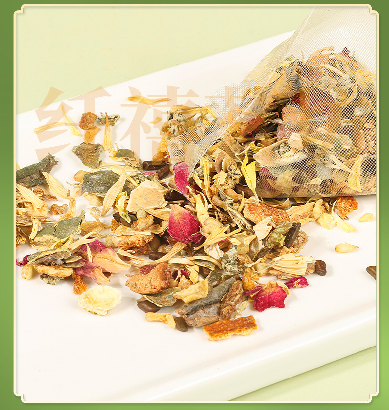 Winter Melon Lotus Leaf Tea Dong Gua He Ye Cha 200g 20 Teabags Sugar Free Herbal Blend in use