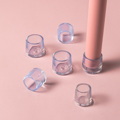 808AAA Japanese design non-slip and wear-resistant chair foot pads (4 pieces) suitable for round chair legs with a diameter of 24mm