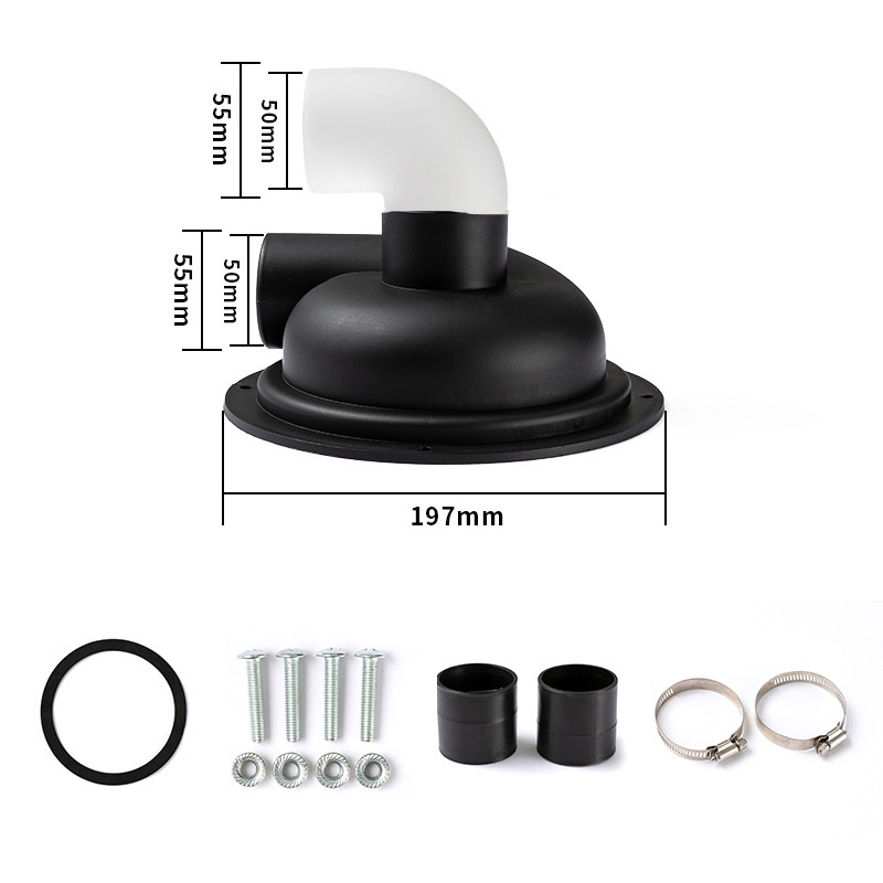 Colector de Polvo Ciclónico para Carpintería Filtro de Aspiradora DIY