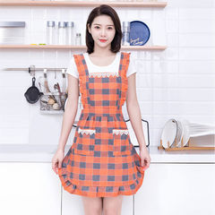 princess dress apron home kitchen breathable sleeve protector anti-oil workwear for women summer new fashion apron
